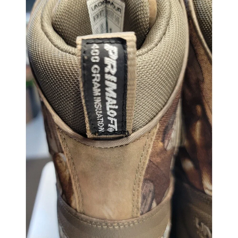 NWT Under Armour Brow Tine Hunting Boots 400g Primaloft Gore-Tex Womens 6 Camo